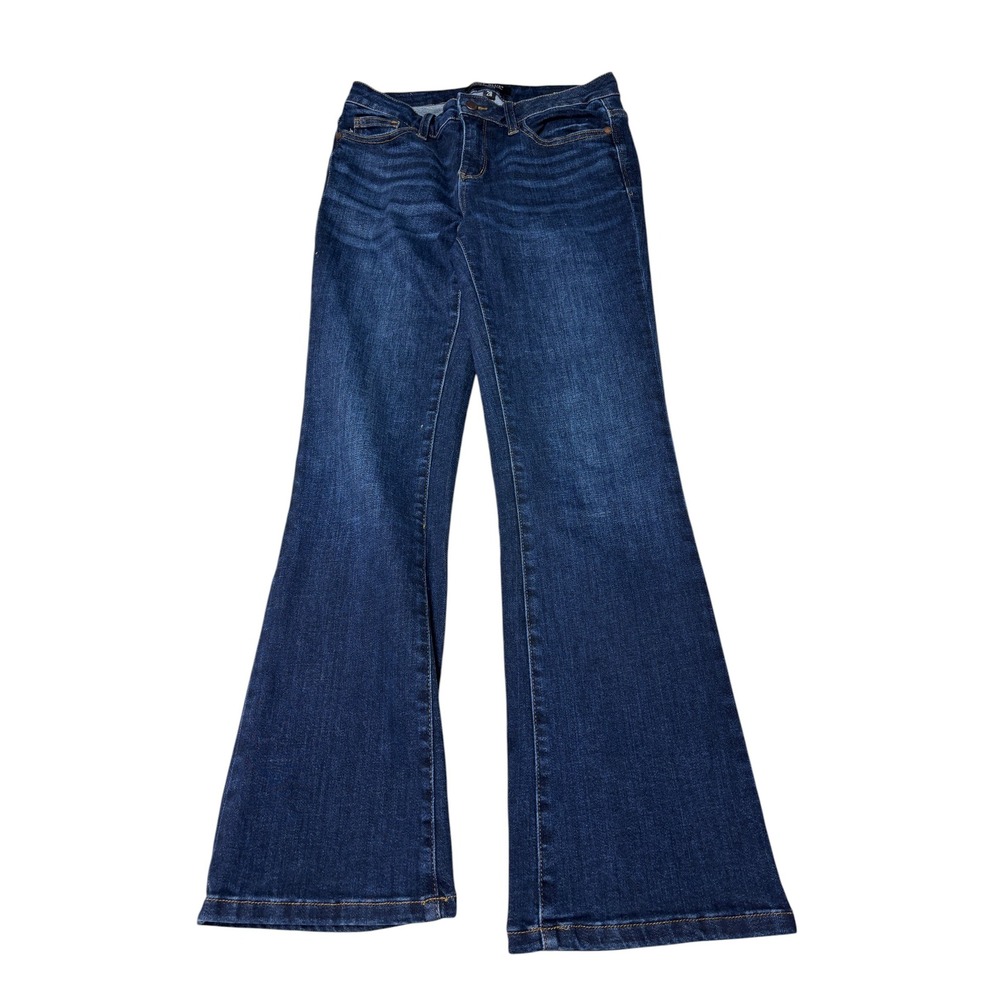 Judy Blue Boot Cut Jeans Dark Wash Mid Rise Womens Size 28X29 JB82361-S DK